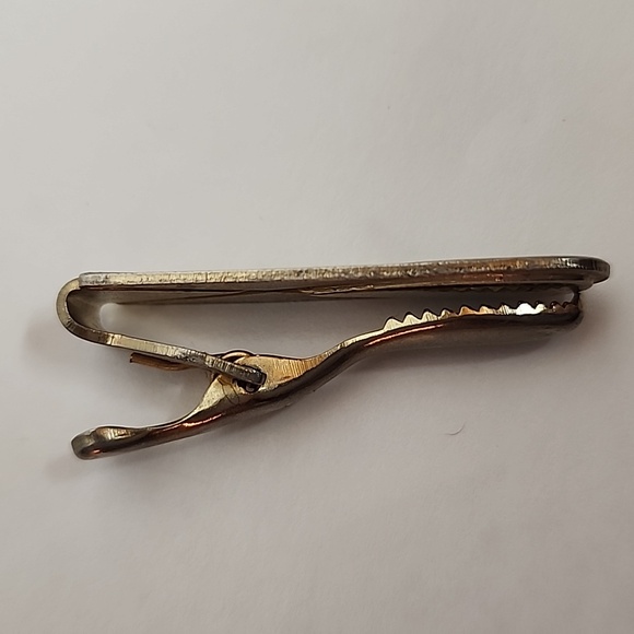 Elegant Vintage Faux Gold and Silver Tie Bar Clips 3 Pc Set - Picture 10 of 13